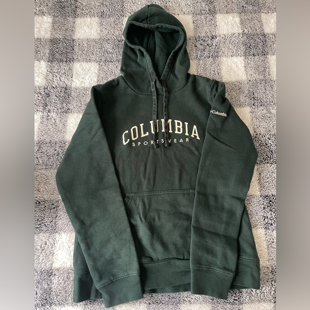 Columbia Forest Green Pullover Hoodie
